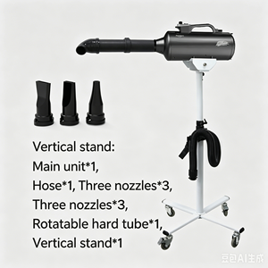 Powerful Inverter Dual Motor Pet Blower Dryer, Quiet Design <strong>Dog</strong> Hair Dryer <strong>Blaster</strong> for Large Medium Small <strong>Dogs</strong> - Product Image 2
