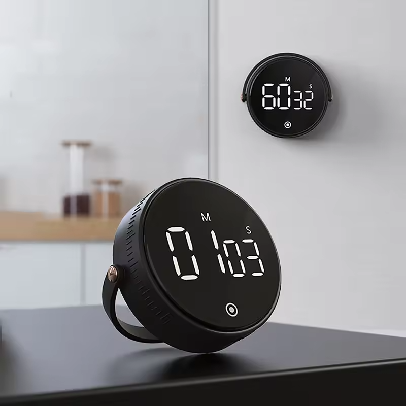 Rotary Setting Electronic Digital Kitchen Timer