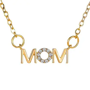 Ожерелье на День Матери с надписью на английском языке