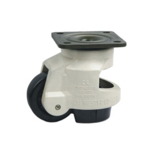 GD-40F Ajustável Nivelando Rodas Caster para Industrial Outdoor Hospital Warehouse Workshop & Móveis Aplicações - Product Image 4