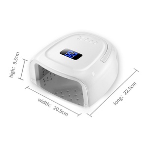 Lampe à ongles UV LED rechargeable, économie d'énergie, haute luminosité, 60W, lampe à ongles UV LED pour manucure, lampe à ongles de bureau - Product Image 6
