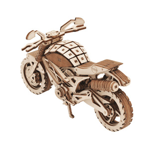 DIY off-road xe máy <span class=keywords><strong>3D</strong></span> câu đố bằng gỗ-plug-and-play mô hình Kit cho trẻ em, giáo dục đồ chơi và trang trí hiển thị mảnh - Product Image 4
