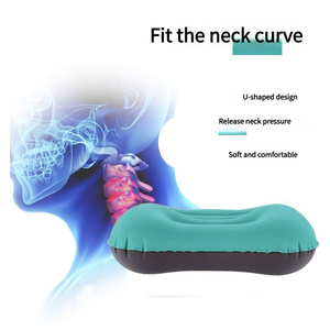 Không thấm nước siêu nhẹ <span class=keywords><strong>Inflatable</strong></span> du lịch gối cho Cắm Trại Đi Bộ Đường Dài văn phòng và ngoài trời không thấm nước ngủ gối không khí - Product Image 3