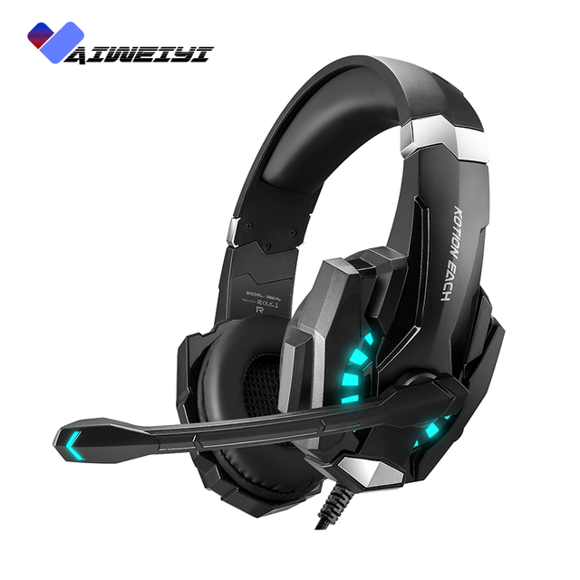 G9000 Pro OEM Wireless Gaming Headset 3.5mm 7.1 Surround Sound RGB LED Noise Cancelling Mic Custom Logo Wholesale Factory