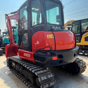 Miniexcavadora KUBOTA KX165-5 Usada, Fabricada en Japón, Excavadora de Orugas de 2 Toneladas con Componentes de Caja de Cambios, Rodamientos KX161 KX163 - Product Image 1