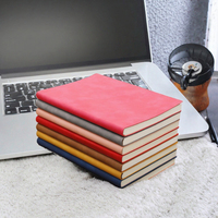 Carnet personnalisé avec logo multicolore, couverture en cuir PV avec logo embossé, journal publicitaire, cadeau