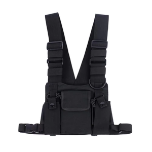 कस्टम 1000d नायलॉन सार्वभौमिक हाथ मुक्त रेडियो बनियान छाती रिग हार्नेस बैग होल्स्टर - Product Image 1