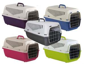 Heritage Plastique Pet Carrier Chien Chiot <span class=keywords><strong>Chat</strong></span> Chaton Lapin Transport Voyage <span class=keywords><strong>Cage</strong></span> - Product Image 6