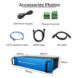 8K60โปรเซสเซอร์วิดีโอ4-in-36-OUT Pixel ไป-Pixel 6X6 4X9นิทรรศการแสดงวิดีโอควบคุมผนังหน้าจอขนาดใหญ่ - Product Image 5