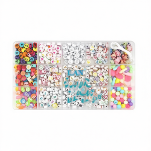 Set di perline per artigianato ILAN Abalorio Manualidades 550 pezzi 10x17 cm per la creazione di gioielli - Product Image 1