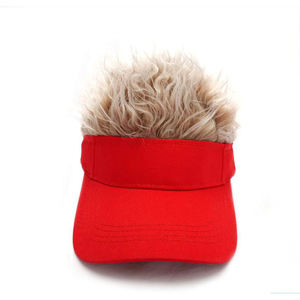 الرجال المرأة الجدة مسنبل الشعر قناع الشمس مضحك الغولف كاب الباروكة تونس العلم اللون بلغت ذروتها البيسبول مشجعي كرة القدم الباروكات قبعة - Product Image 3