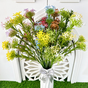 Usine de fleurs artificielles Meiyu Craft, décorations florales en edelweiss artificiel, fleurs en plastique pour la décoration de Noël à la maison - Product Image 4
