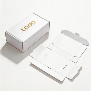 Boîtes d'expédition en carton ondulé avec poignée, taille personnalisée, épaisseur personnalisée, carton d'exportation standard, boîte rectangulaire en carton ondulé - Product Image 1