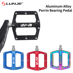 LUNJE XT-T002 Noir Super Léger de Haute Qualité Vélo De Route Pédale Offre Spéciale Plein CNC MONTAGNE Vélo Rouge Pédale Vélo Roulements Pédales - Product Image 5
