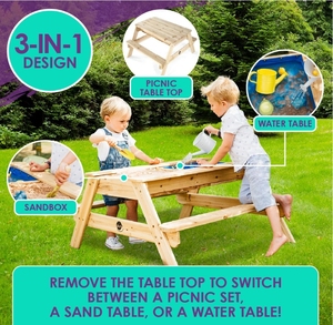 <span class=keywords><strong>Table</strong></span> et chaises de pique-nique d'extérieur en gros, <span class=keywords><strong>table</strong></span> de pique-nique en bois, <span class=keywords><strong>bac</strong></span> <span class=keywords><strong>à</strong></span> <span class=keywords><strong>sable</strong></span>, <span class=keywords><strong>table</strong></span> de jeu d'eau pour enfants, <span class=keywords><strong>table</strong></span> de jeu pour enfants - Product Image 5