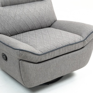 Modern Big Tall Fabric Swivel Recliner Chair Customizable Support Sectional Living Room HQ-8289-J Armed Chair Living Room Armcha - Product Image 3