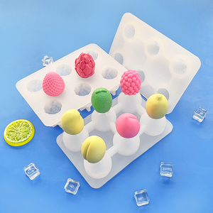 <span class=keywords><strong>Molde</strong></span> de Silicona 3D con Forma de Fruta, Grado Alimenticio, Frambuesa, Fresa, Piña, para <span class=keywords><strong>Helados</strong></span>, Pudín, Chocolate - Product Image 5