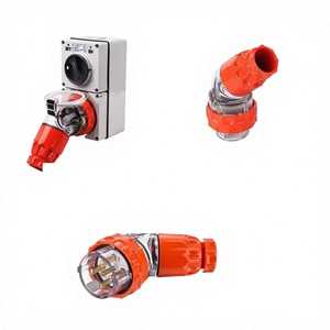 Australia Industrial IP66 Whole Cover 3phase 4Pin 500V 40A Vertical Type Electrical Combination Switch Socket PC Material - Product Image 5