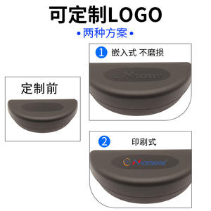 Estuche de plástico en forma de U para gafas, cubierta protectora dura para gafas de sol, verano 2024, Color sólido, tamaño de 3-5,9 pulgadas - Product Image 2