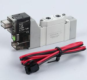 Válvula Solenoide Neumática Tipo Wye XCSY Serie 3000/5000/7000 Modelo <span class=keywords><strong>4V210</strong></span>-<span class=keywords><strong>08</strong></span> -5/2 Válvula de Control Direccional de 5/3 Vías para Agua/Gas/Aceite - Product Image 1