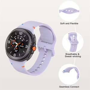 <span class=keywords><strong>Correa</strong></span> de Silicona Original para <span class=keywords><strong>Samsung</strong></span> <span class=keywords><strong>Galaxy</strong></span> Watch 8 40mm 44mm, <span class=keywords><strong>Correa</strong></span> Deportiva para <span class=keywords><strong>Galaxy</strong></span> Watch 8 Classic - Product Image 5