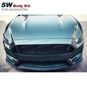 Kit de carrocería de fibra de vidrio para <span class=keywords><strong>Ford</strong></span> <span class=keywords><strong>Mustang</strong></span>, difusor de labio de Panel de parachoques delantero, <span class=keywords><strong>Shelby</strong></span> <span class=keywords><strong>GT350</strong></span>, actualización 2015 - Product Image 3