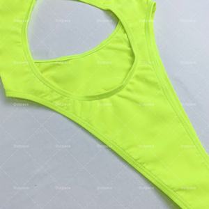 Traje de baño de una pieza sexy y económico con espalda descubierta para fitness, bikini, ropa de playa para mujer, estilo brasileño personalizado - Product Image 4