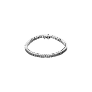 Pulsera de tenis de plata de ley 925 con circonitas cúbicas, clásica, de lujo, unisex, de alto brillo, hipoalergénica, duradera, bajo MOQ, premium, ¡la más vendida! - Product Image 3