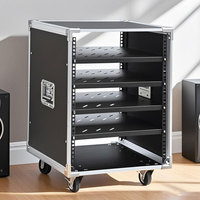 Rack d'amplificateur multifonctionnel mobile sur mesure 10U/12U/16U et Flight Case pour Home Cinéma et événements extérieurs (mariages, etc.)
