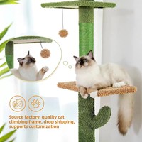 Arbre à chat et griffoir tout-en-un, jouet pour chat, meuble pour chat