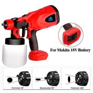 <span class=keywords><strong>Pistolet</strong></span> électrique sans fil 800ML Portable efficace portable meubles de maison revêtement en acier aérographe pour batterie <span class=keywords><strong>Makita</strong></span> 18V - Product Image 2
