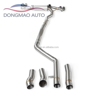 מתאים ל-BMW 640GT G32 3.0T B58 2018-2025 צינור נירוסטה עם שסתום צינור שחור מערכת פליטה אחורית בעלת ביצועים גבוהים - Product Image 6