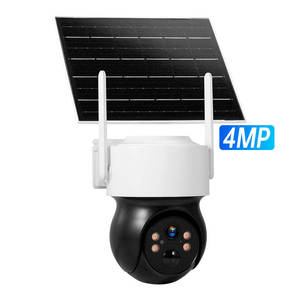 Kerui Wifi Mạng 4MP ngoài trời năng lượng mặt trời an ninh máy ảnh IP66 con người phát hiện chuyển động hai chiều âm thanh PTZ CCTV panel năng lượng mặt trời máy ảnh - Product Image 1