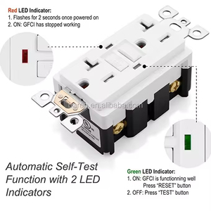 Barep 125V 20A Duplex Receptacle <strong>Wall</strong> <strong>Socket</strong> Tamper Resistant Electric <strong>Sockets</strong> And Switch From Factory Directly - Product Image 2