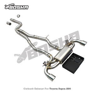 Sistema de Escape OEM Boska para Toyota Supra A90/A91 MK4/MK5 3.0T 2020-2023 SUS304, Silenciador Deportivo con Válvulas y Control - Product Image 6
