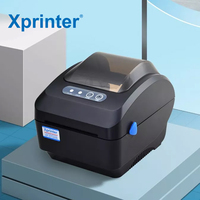 Impresora de Etiquetas de Escritorio Xprinter XP-DT325B, Velocidad Máxima de Impresión de 152 mm/s, Impresora Térmica Directa de Etiquetas de Código de Barras para Compras