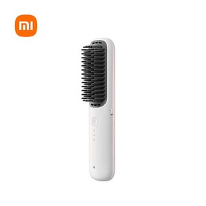 Xiaomi Cordless Hair Straightener Brush Electric Hair Care Comb White Nylon Brush 50W Adjustable <b>Heat</b> Settings Battery Powered - Product Image 1