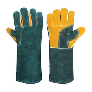 ถุงมือขับรถหนังวัวแท้แบบหนาพิเศษ สำหรับงานอุตสาหกรรม ป้องกันการบาดเจ็บ ทนต่อการเสียดสี - Product Image 2