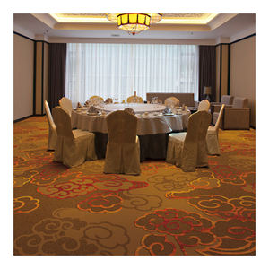 <span class=keywords><strong>Tapis</strong></span> de Bal Rouge de Luxe Kaili Elegance, Motif Carré Jacquard Imprimé, Matière Nylon PP, Dos en Latex Anti-Bactérien, Prière - Product Image 2