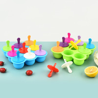 Moule à glaçons en silicone miniature, outil de complément alimentaire pour bébé en plastique, pour la fabrication de glaces, de smoothies aux fruits, de sucettes, de boules de glace, de sucettes glacées
