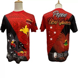 เสื้อยอดนิยมฉลองครบรอบ 50 ปีประกาศอิสรภาพปาปัวนิวกินี เสื้อ <span class=keywords><strong>PNG</strong></span> แขนสั้นลายธงชาติ ไซส์ใหญ่ เสื้อโปโลสำหรับผู้ชาย - Product Image 1