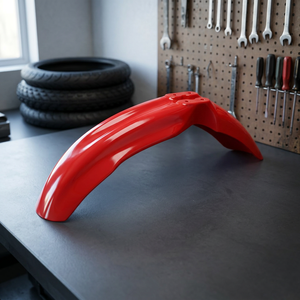 Parafango anteriore per HONDA XR 650R 2000-2025 rosso ABS plastica moto parafango anteriore 069 - Product Image 3