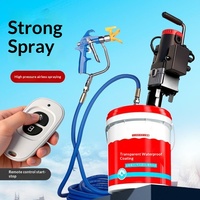 Pulvérisateur Électrique Multifonctionnel pour Poudre de Mastic 1800 PSI – Machine à Pulvériser les Revêtements Étanche, les Ciments, les Peintures au Latex et les Peintures à l'Huile