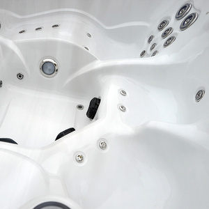Haute qualité 2 Transats 3 sièges en plein air spa bain à remous famille massage baignoire <span class=keywords><strong>piscine</strong></span> - Product Image 3