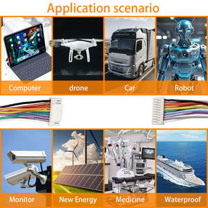 כבל מחבר מותאם אישית עם מחבר JST GH GHR 1.25 מ\\\"מ, 10 פינים, זכר ונקבה, מתוצרת מפעל - Product Image 6