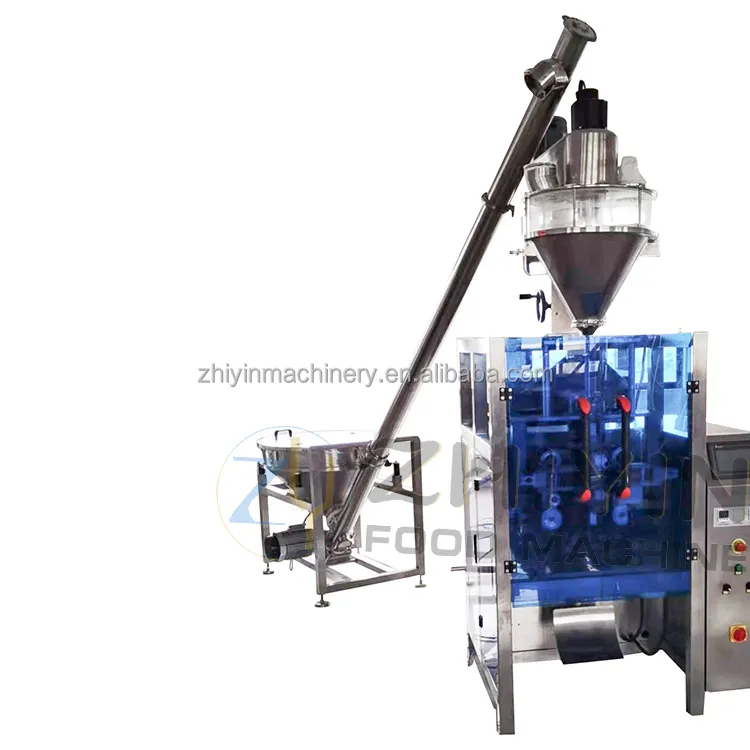 Machine d'emballage de farine de maïs de café en poudre de lait 500 100g, Machine d'emballage de farine de Grain, Machine d'emballage de poudre d'assaisonnement