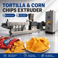 Machine automatique de fabrication de tortillas, ligne de traitement de chips Bugles, extrudeuse de snacks de maïs frit pour usine