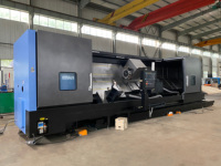 DONGS -TCK700DYS Tour CNC métal 4 axes Double broche lit incliné Enc Heavy Duty Horizontal Live Tools Fabriqué Dongs