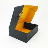 Boîte à chaussures en papier avec Logo personnalisé, coffret d'emballage de vêtements avec cannelures, pour expédition de courrier, 12 pièces