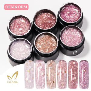 เจลต่อเล็บ HEMA Free TPO Free Sakura Spring Vibe Flakes Extended Gel Glitter Cherry <span class=keywords><strong>Blossom</strong></span> <span class=keywords><strong>Nail</strong></span> Art Extension Gel รับผลิตแบบ OEM ODM แบรนด์ส่วนตัว - Product Image 2